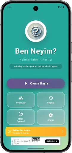 Ben Neyim? গেমটি ডাউনলোড করুন – সেরা শব্দ অনুমান খেলা - Screenshot 1