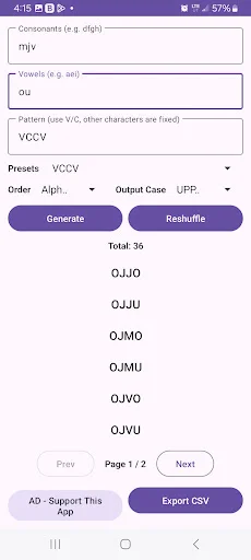 Name Generator: Custom Names ডাউনলোড করুন – সেরা নাম তৈরির টুল - Screenshot 3