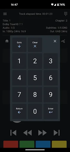 Unofficial Oppo UDP-20X Remote ডাউনলোড করুন – ব্লু-রে কন্ট্রোলার - Screenshot 3