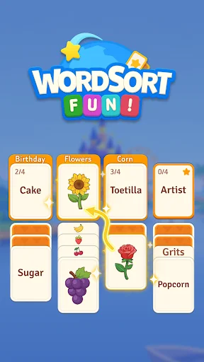 Word Sort Fun! ডাউনলোড করুন – সেরা ওয়ার্ড সলিটায়ার পাজল গেম - Screenshot 5
