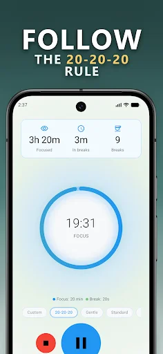 Eye Strain Break Timer ডাউনলোড করুন – চোখের ক্লান্তি দূর করার সেরা সমাধান - Screenshot 1