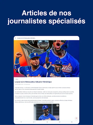 BaseBall TV France ডাউনলোড করুন – ফ্রান্সের বেসবল নিউজ আপডেট - Screenshot 21