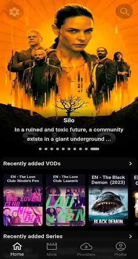 NavipTV IPTV Player ডাউনলোড করুন – লাইভ টিভি ও VOD স্ট্রিমিং - Screenshot 1