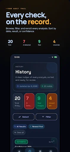 Deepfake Detector: AI Check ডাউনলোড করুন – এআই ইমেজ শনাক্তকারী টুল - Screenshot 6