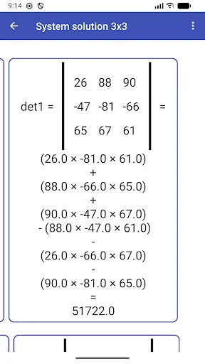 System of equations Solver ডাউনলোড করুন – লিনিয়ার ইকুয়েশন সমাধান - Screenshot 7