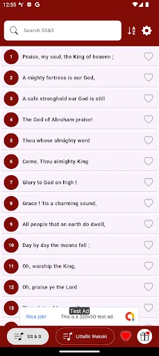 Littafin Wakoki + Sacred Songs ডাউনলোড করুন – সেরা স্তোত্র অ্যাপ - Screenshot 14