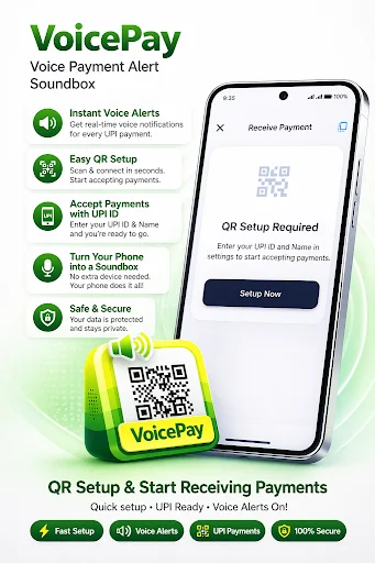 Alert Voice Pay UPI Soundbox ডাউনলোড করুন – রিয়েল-টাইম পেমেন্ট অ্যালার্ট - Screenshot 7