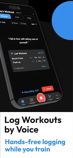 GhostFit Voice Workout Tracker ডাউনলোড করুন – এআই ফিটনেস কোচ - Screenshot 2